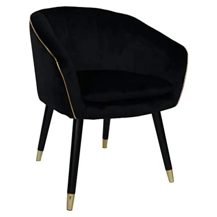 mauro ferretti srl POLTRONA Parigi NERA/Gold CM 62X58X78