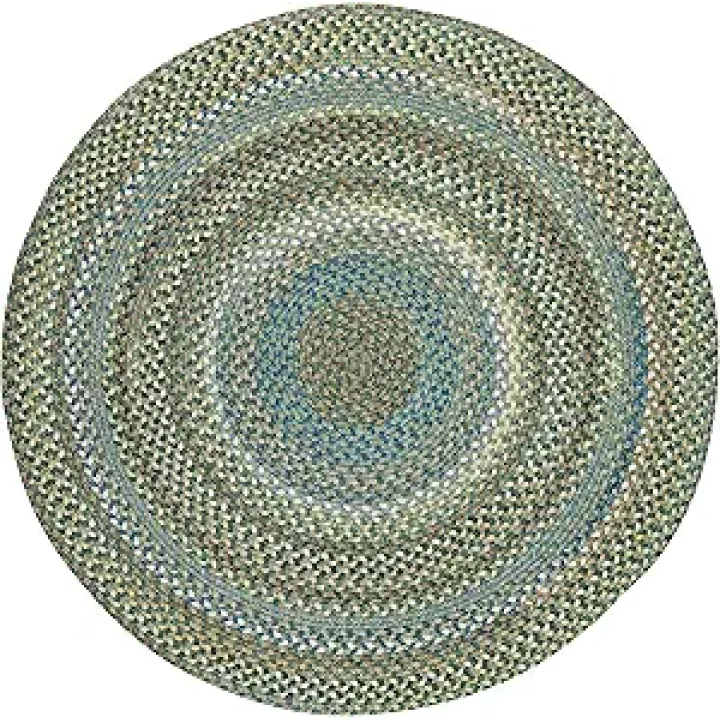 Capel American Heritage Sage 5'0"X5'0" Round Braided Rug