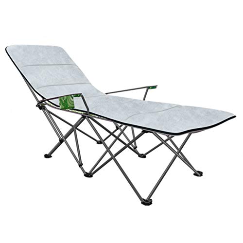 ZXQZ Sedia a sdraio Sedia Pieghevole, con Sdraio In Cotone Imbottito, Letto Pigro per Soggiorno, Letto Pieghevole da Viaggio, Carico Stabile 112 Kg, Seduta e Sdraiata a Doppio Uso Sedia Sdraio Relax R