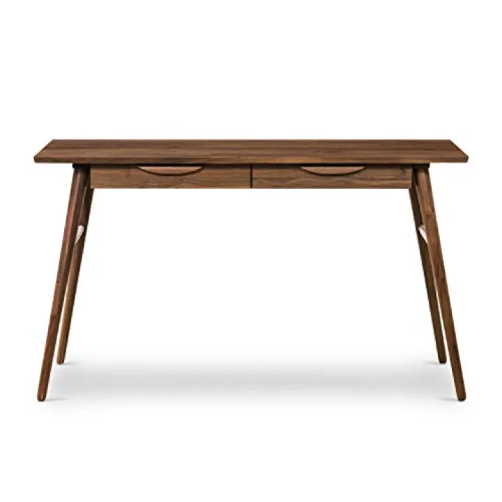 POLY & BARK Etta Office Desk in Walnut