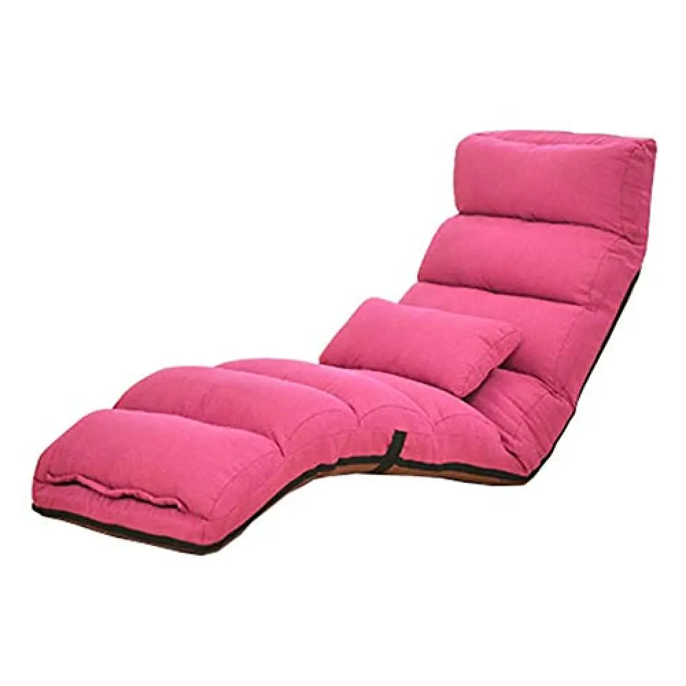 WERCHW Sedia da Gioco a Pavimento Pieghevole, Sedia a Pavimento Regolabile con Supporto Posteriore Pieghevole Piano Divano anale Poltrona for Adulti Video Giochi Lazy Divano Sedia Cuscino