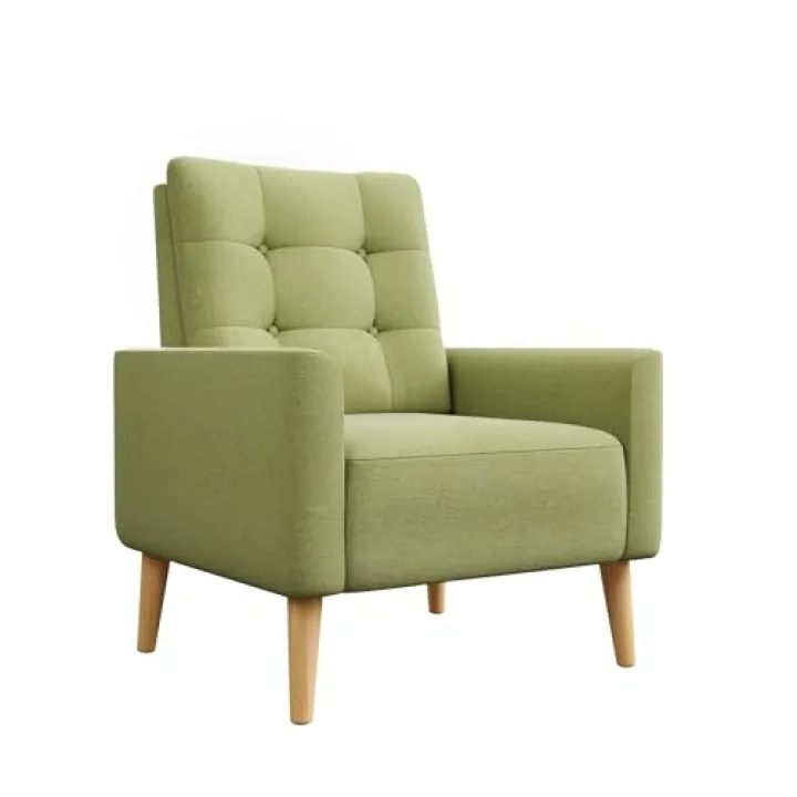 Mondeer Poltrona, Legno, Verde, Armchair