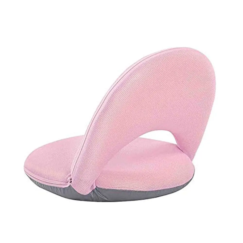 WUTONG Sedia da Terra Imbottita Pieghevole con Schienale Regolabile Cuscino da Pavimento Portatile per la Lettura della Meditazione, Seduta in Tatami sul Pavimento Pigro