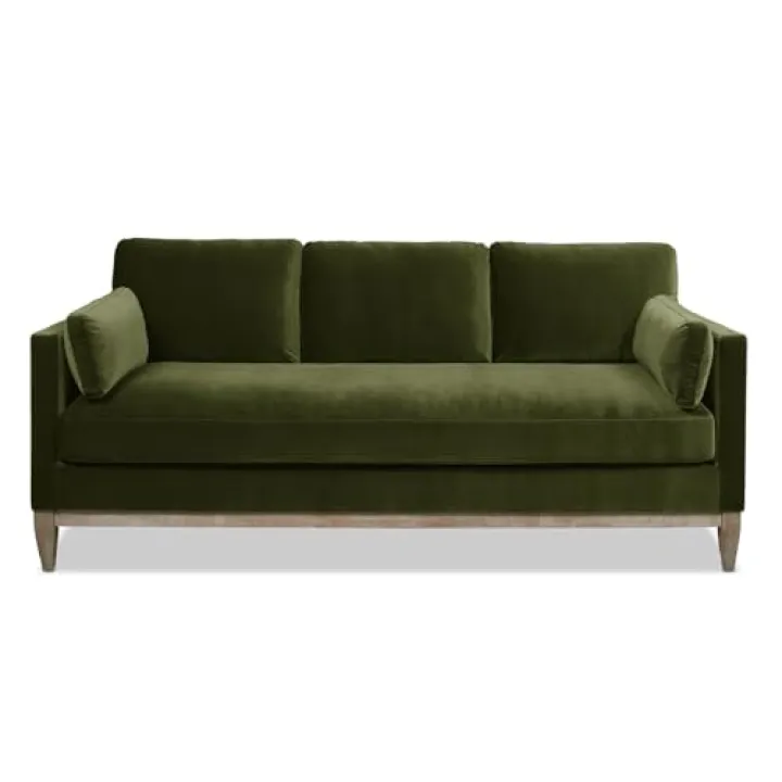 Jennifer Taylor Home Knox 84" Modern Farmhouse Performance Velvet Living Room Sofa Couch