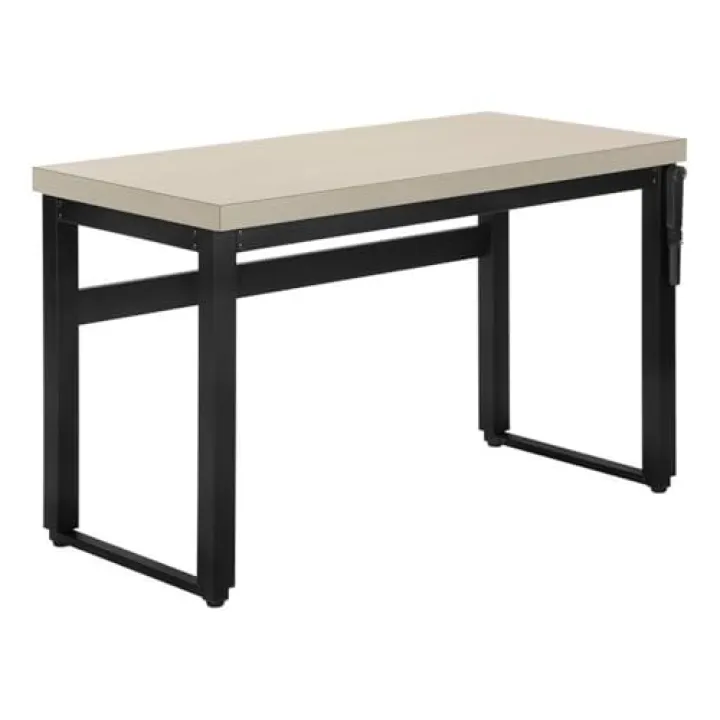 Monarch Specialties I 7679 Computer Desk, Home Office, Standing, Adjustable, 48" L, Work, Laptop, Metal, Laminate, Beige, Black, Contemporary, Modern