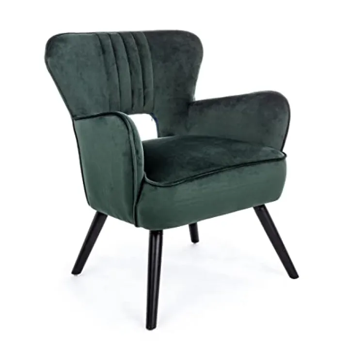 Fashion Commerce Poltrona Adila Velluto Verde