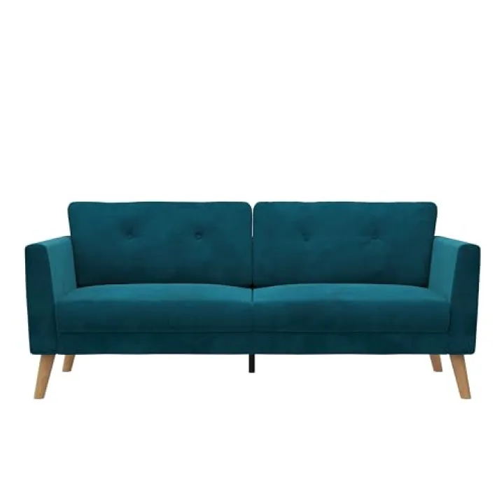CosmoLiving by Cosmopolitan Upholstered 3-Seater Sofas, Blue
