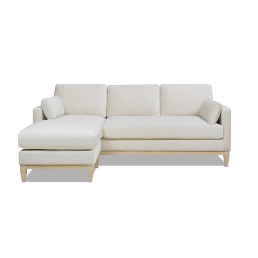 Jennifer Taylor Home Knox 89" Modern Farmhouse Reversible Chaise Sectional Sofa