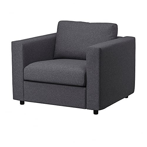 IKEA VIMLE Poltroncina, Gunnared Grigio Medio