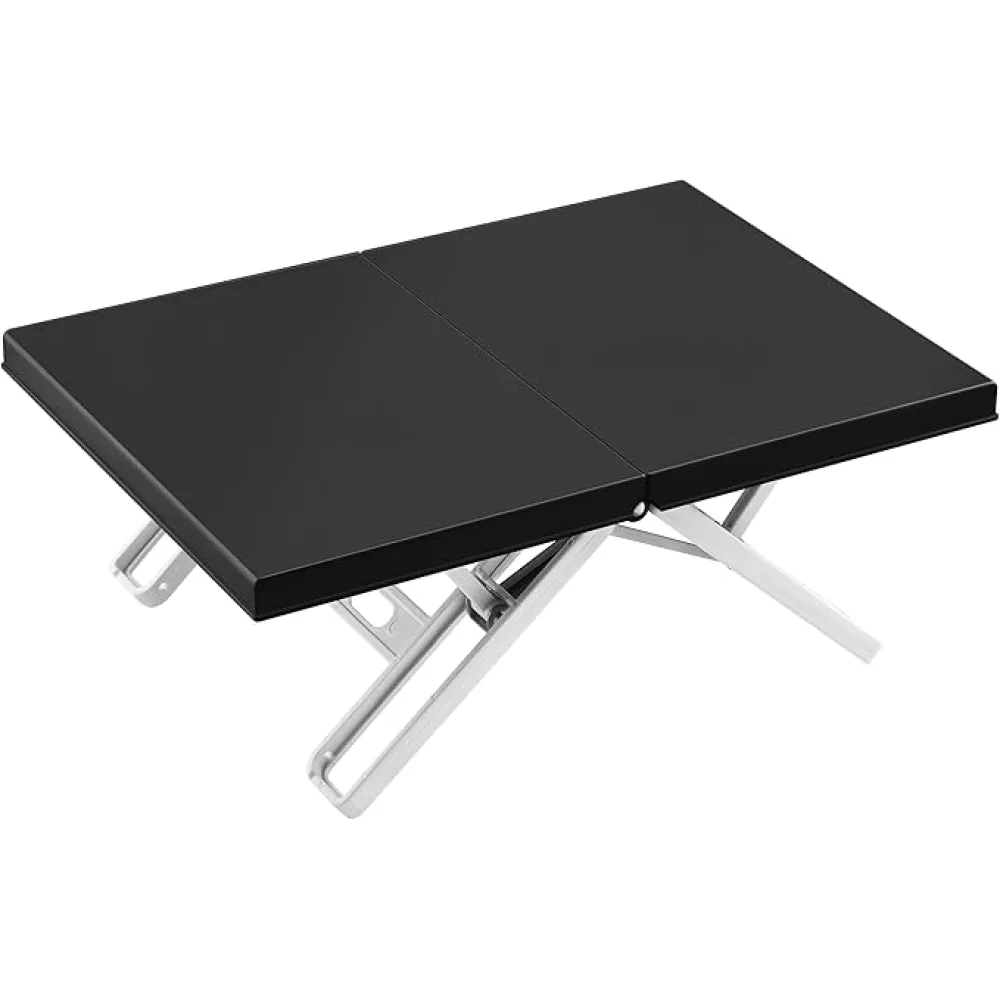 Maarch Small Beach Table for Sand Foldable, Small Laptop Tray Table, Portable Mini Low Picnic Camping Table, Black