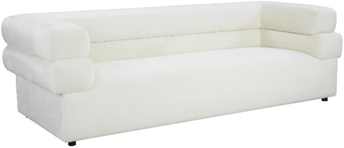 TOV Furniture Elsa Velvet Sofa by Inspire Me Home Decor (Cream)