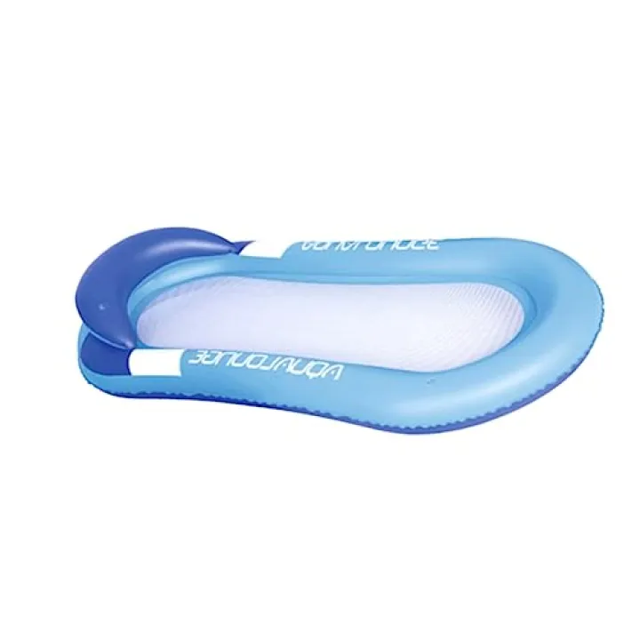 BESPORTBLE 1pezzi Lettino Galleggiante in Pvc Gonfiabile Salvagente Per Piscina Attrezzatura Da Nuoto Resistente Facile Da Trasportare e Portatile Per Spiaggia e Relax in Acqua