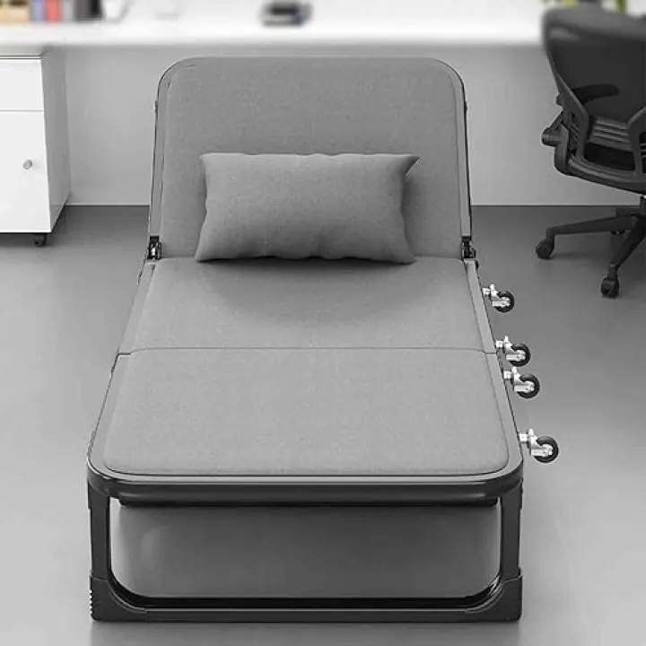 Indoor-Liegestuhl, Camping-Liegestuhl, klappbarer Liegestuhl, Strand-Liegestuhl, dicker runder Stahlrahmen, stabil und langlebig, geeignet für den Innen- und Innenhofgebrauch ( Size : 190*63*35cm/75*2