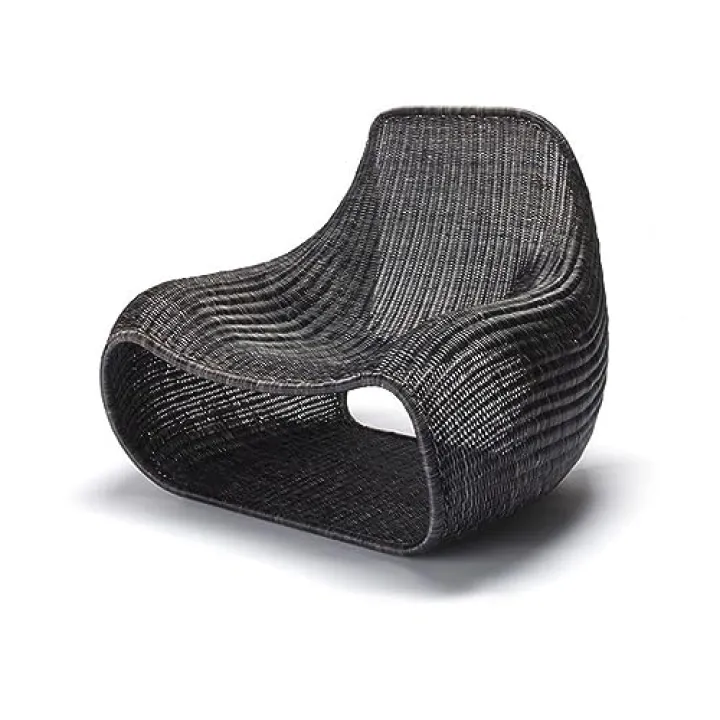 TEXBOOK Couches for Living Room Outdoor Rattan Sofa Simple Leisure Courtyard Hotel Balcony Creative Rattan Chair Sofa Indoor Leisure Chair Sofa Chair (Color : B)