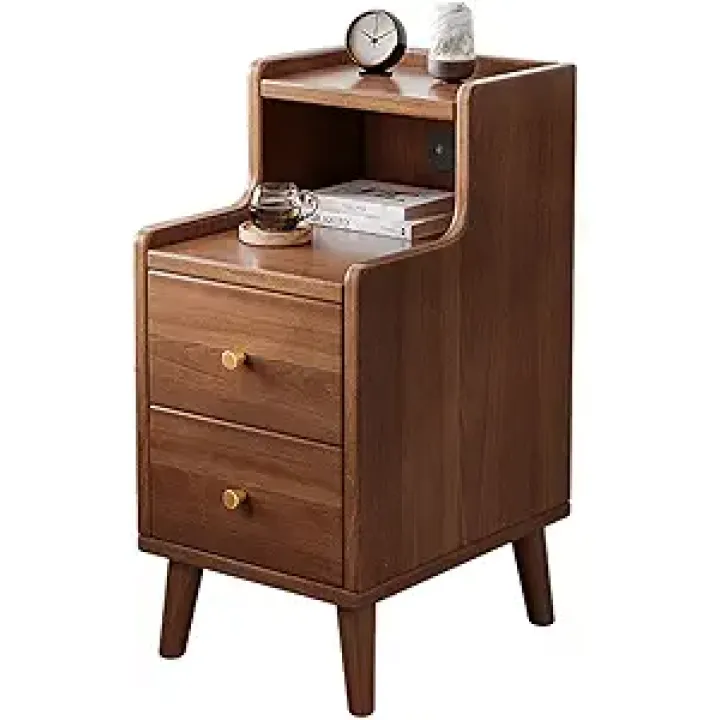 Narrow Bedside Table, Minimalist, Modern Small Bedroom, New Chinese Style for Household Use