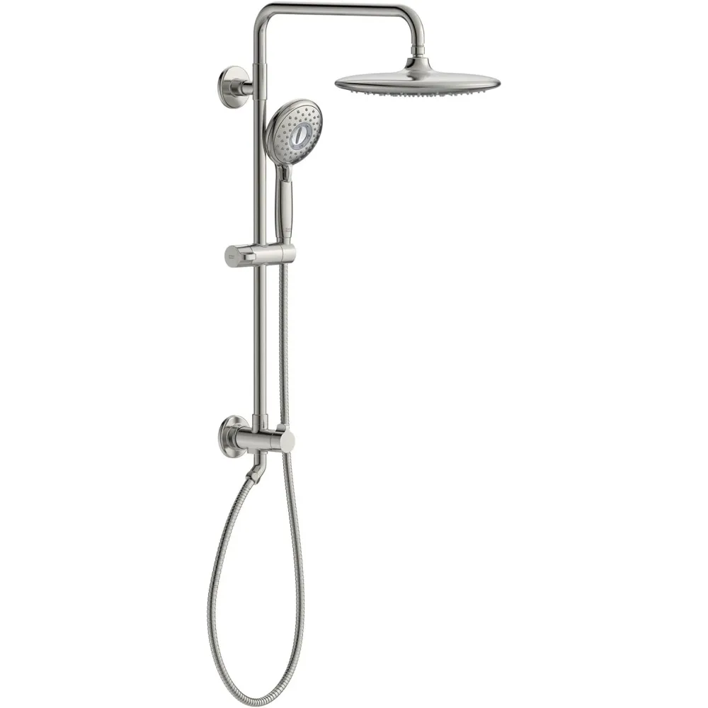 American Standard 1029072950 Spectra Versa 24-Inch 4-Function Retrofit Shower System with Rain Showerhead, 1.8 GPM, Brushed Nickel