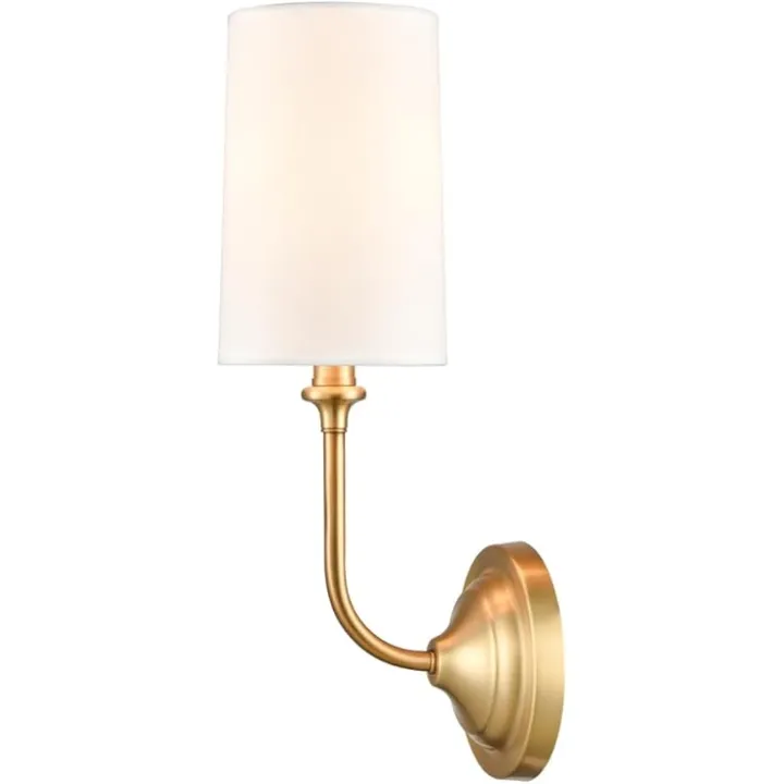 Lighting Giselle - 1 Light Wall Sconce in Industrial Style-16 Inches Tall and 5 Inches Wide-Satin Gold Finish