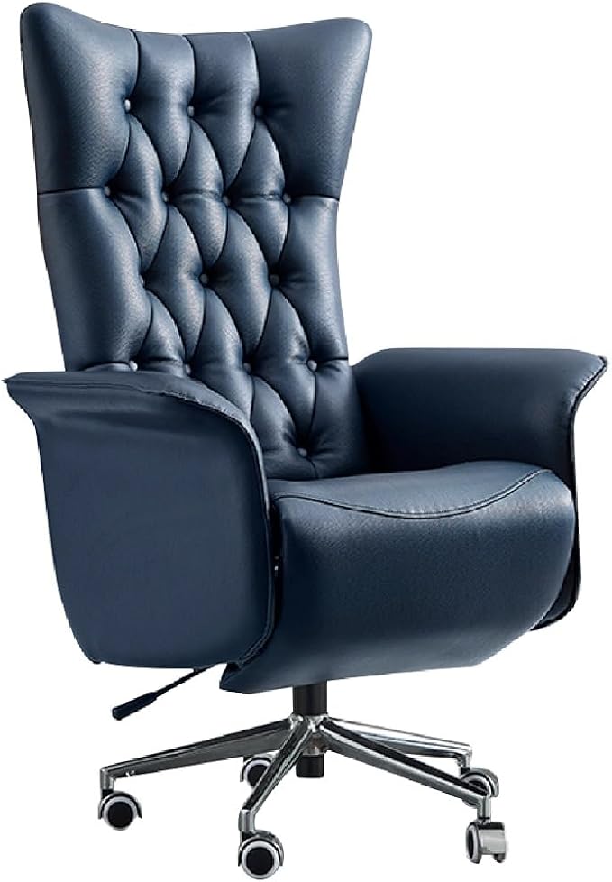 KOHARA Office Chair Leather Home Desk 360° Rotating Office Chair