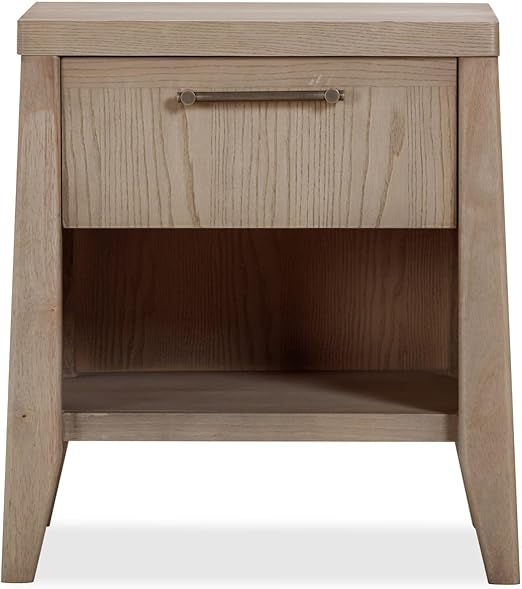 Sumire One Drawer One Shelf Ash Wood Nightstand in Ginger