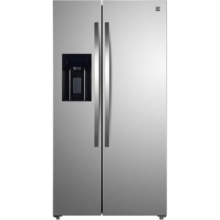 Kenmore 46-51805 Counter-Depth Side Refrigerator/Freezer with Stainless Steel, Water Dispenser, Ice Maker, Quiet and Energy Efficient Inverter Compressor, 36 Inch