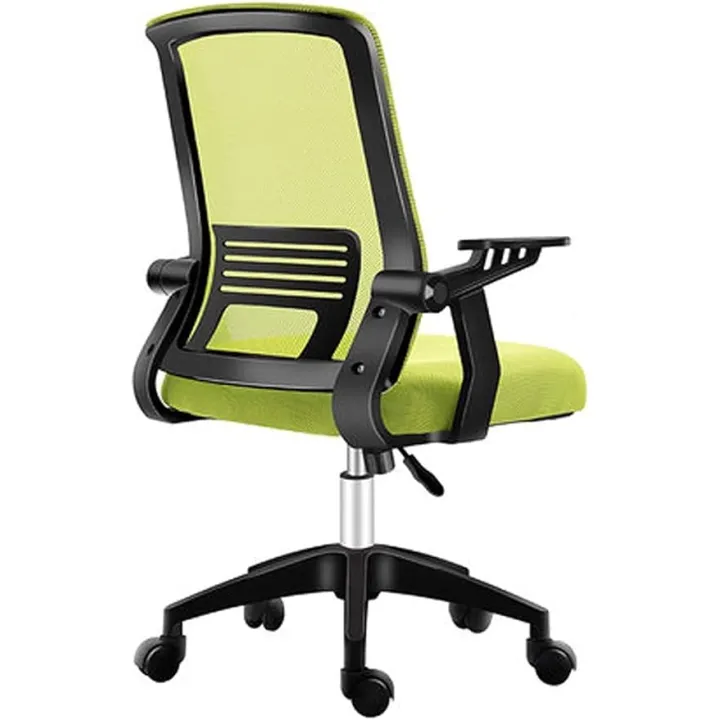 Chairs Home Office Chairs Integrated Computer Chairs Mesh Adjustable Swivel Chairs Simple Study Chairs Ergonomic Gaming Chairs (Green)