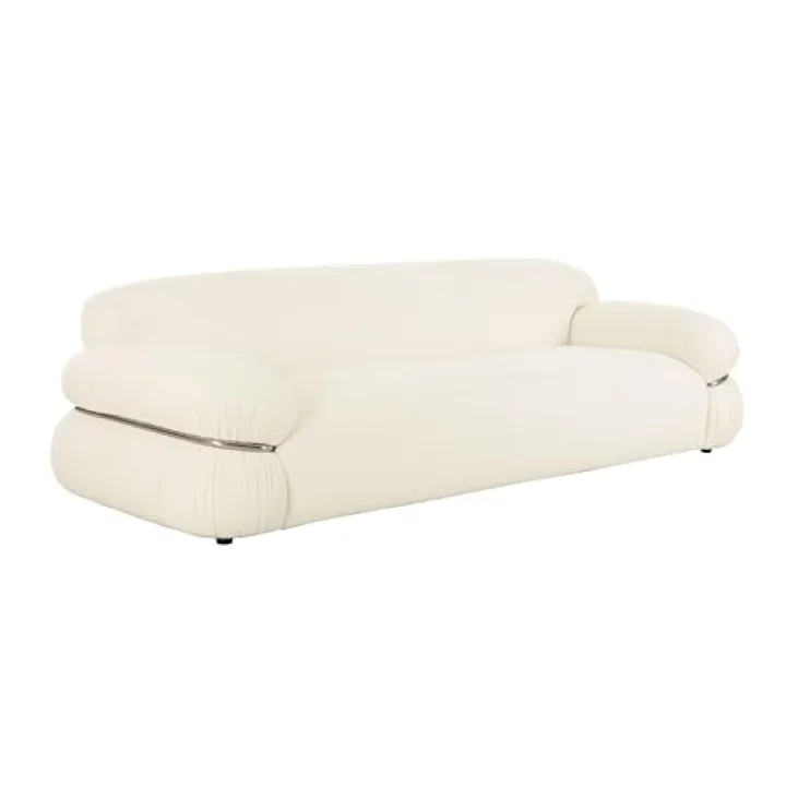 Tov Furniture Leyla Cream Boucle Sofa