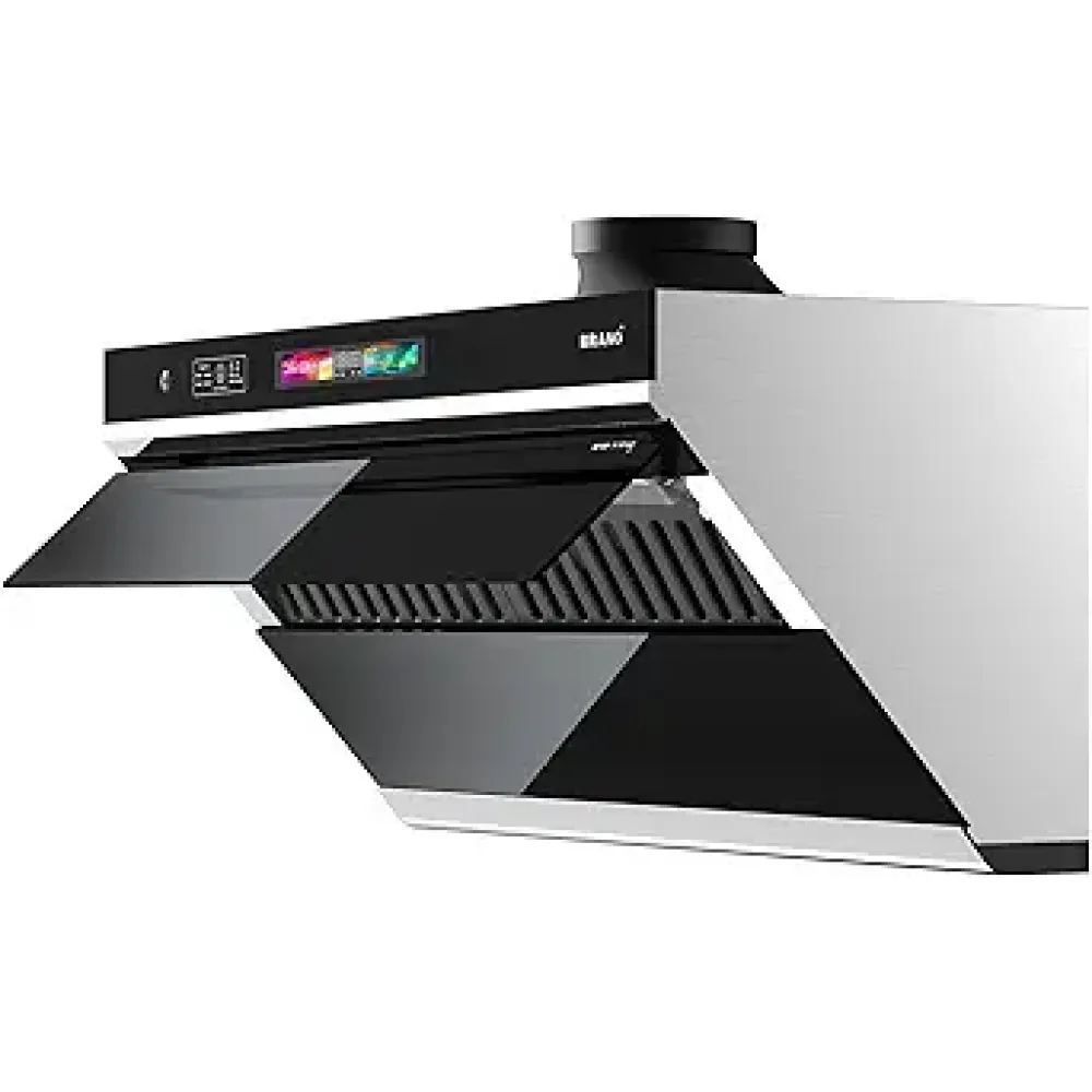 Under Cabinet Range Hood 30 inch, 900 CFM Kitchen Hood with Voice/Gesture/Touch Control,Ducted/Ductless Convertible Stainless Steel Range Hood, 4 Speed Exhaust Fan,Adjustable Lights