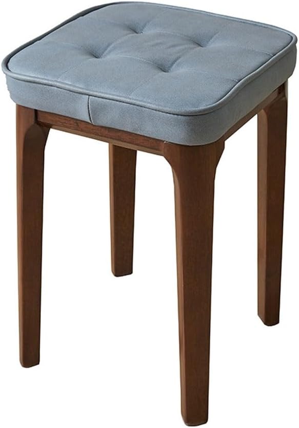 Shower Stool Foot Stool Solid Wood Small Stool Household Low Stool Door Shoe Stool Log Stool Foot Stool Simple Small Square Stool Living Room Wooden Stool Foot Rest for Couch (Color : 01)