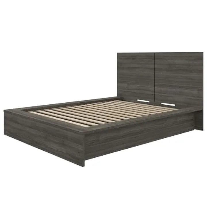 Nexera 404007 James Platform Bed with Headboad