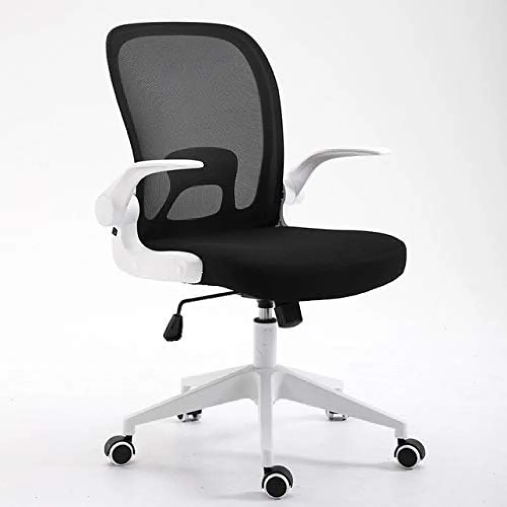 Ergonomic Adjustable Office Chair Liftable Computer Desk Swivel Chair Home Comfort Sedentary Chairs with Folding Back
