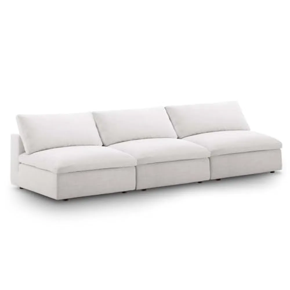 Modway Commix Modular, Sofa Sectional, Beige Fabric