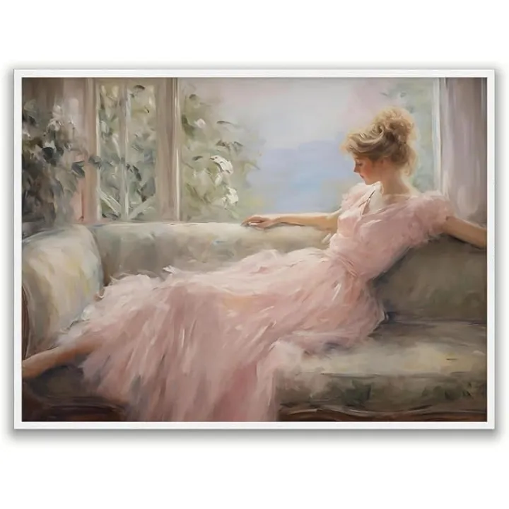 Generic Coquette Room Decor Print Coquette Dress Vintage Poster Girly Pink Art Printable Girly Room Decor Vintage Wall Art Preppy Pink Girl Dorm Wall Art Maximalist Decor 12x16inch Unframed