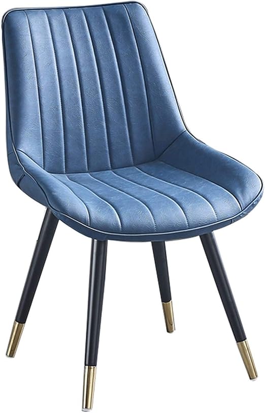 Dining Chairs Kitchen Dining Room Chairs Dining Chairs PU Leather Chairs with Black Metal Legs Seat and Backrests Lounge Counter Chairs(Painted Butterfly)