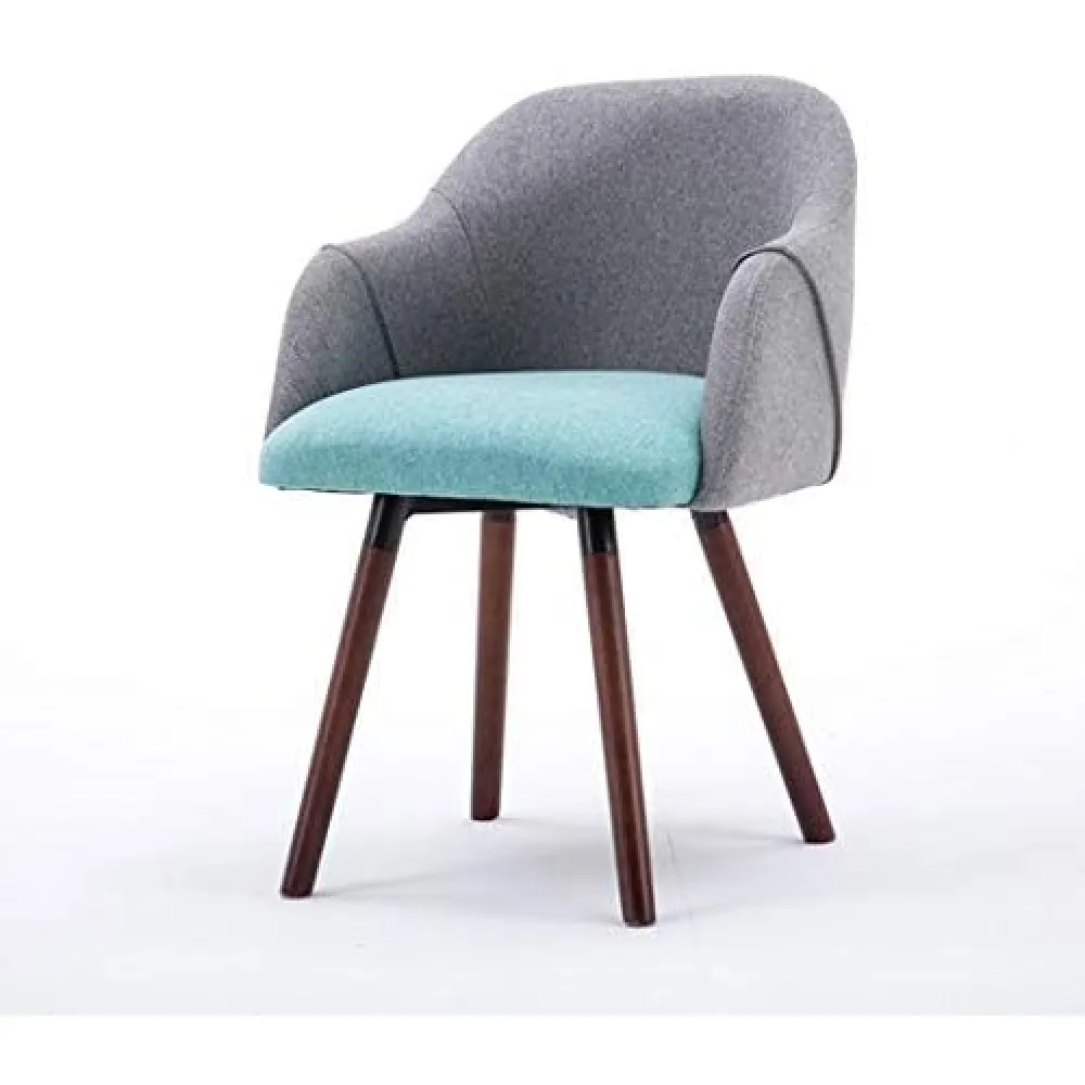 Office Chair Chair Coffee Chair Computer Chair Kitchen Chair Solid Wood Chair Home Back Chair Chair European Office Chair Office Chairs for Home Lofty Ambition (One Color Gray)