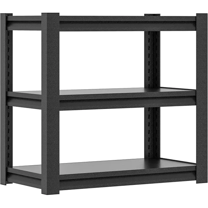 Garage Shelving Units and Storage,31.5"X34"X18" Deep Heavy Duty Metal Shelves Adjustable 3-Tier Shelves, 1200lbs Garage Storage Shelves,Shelving Rack Industrial Shelving Tool Shelf For Basement Metro