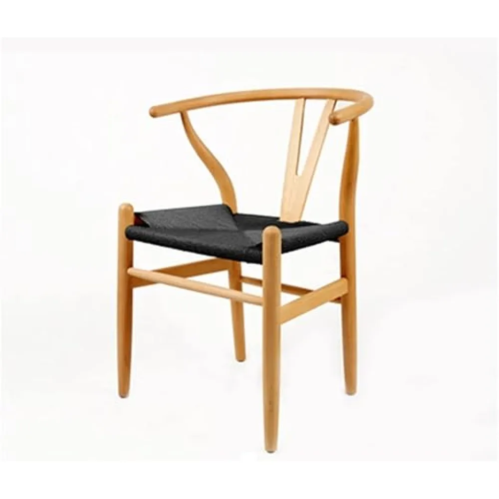 Chairs Nordic Solid Wood Rattan Dining Chairs for Dining Room Household Backrest Rattan Chair Designer Leisure Tea Room Home Chair