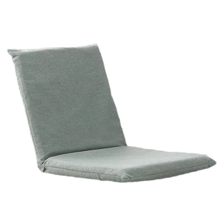 Lzyjck Sedia da Pavimento Regolabile per Meditazione Sedia da Pavimento Imbottita Multi-Angolo a 5 Posizioni Sedia da Gioco Pieghevole da Pavimento per Lettura, Visione della TV,Blu,L