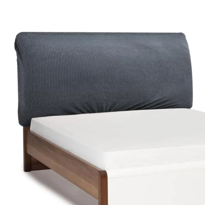ABOOFAN Copertura per testiera per letto singolo, king e matrimoniale, copertura elastica per testiera del letto, decorazione per camera da letto (per testiera da 120-140 cm)