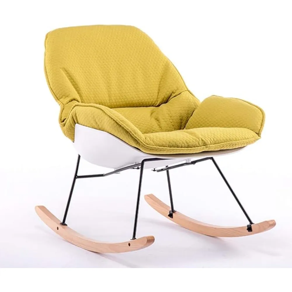 Rocking Chair Rocking Chair Rocker Relax Chair Lounge Chair Recliner for Living Room Bedroom Comfortable Padded Seat Relaxing Chair