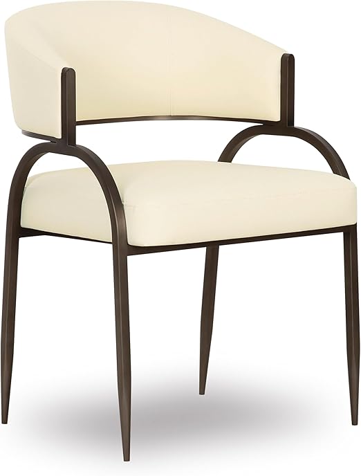 Tov Furniture Tatum Cream Vegan Leather Dining Chair