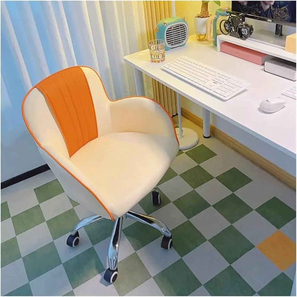 Rotating Adjustable Office Chair Girls Bedroom Computer Chair Study Room Student Dormitory Back