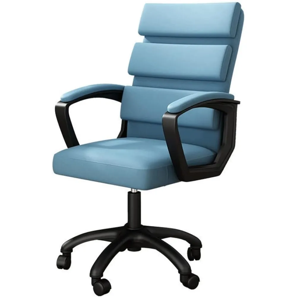 Computer Chair Backrest Leisure Chair Comfortable Stool Office Chair Long Student Study Chair Computer Chair(D)