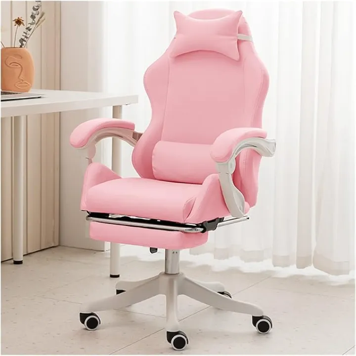 Gaming Chair Net Red Live Broadcast Gaming Chair Home Office Computer Chair Lifting Computer Chair(D)