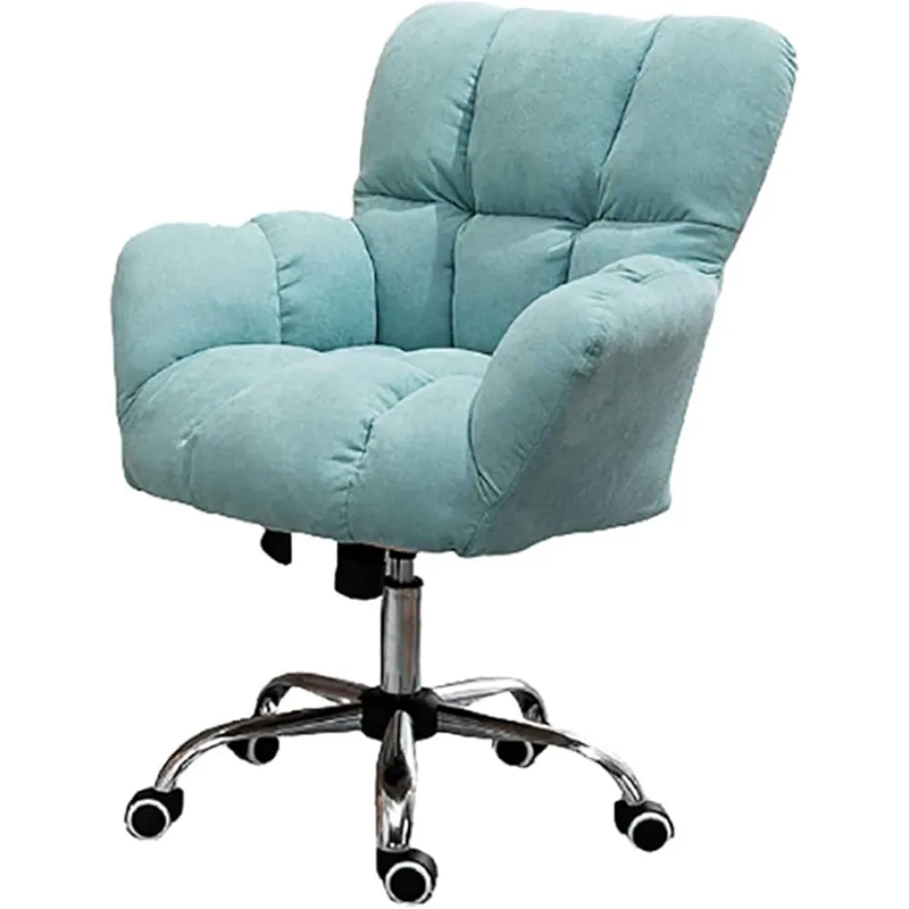 Swivel Chair Home Office Chair Desk Chair Swivel Computer Chair Five Star Steel Foot Stand and Mute Caster Warm as Ever
