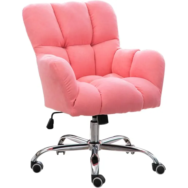 Swivel Chair 360° Swivel Computer Chair, Home Office Chair, Mid Back Adjustable Desk Chair for Home Office Living Room Warm as Ever