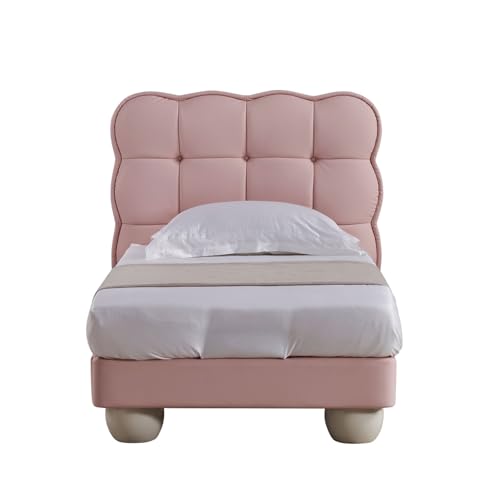 American Eagle B-D083-PNK-TW Modern Cute Princess Pink Twin Size Bed
