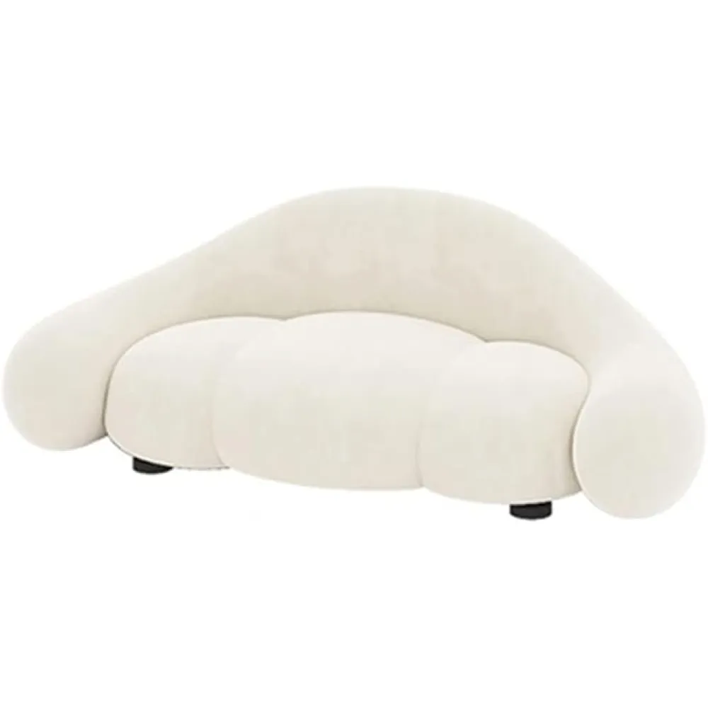 Nordic Relax Sofa Stretch Living Room Adults Couch Modular Floor White Furniture