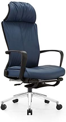 Office Chair Boss Chair Computer Chair Reclining Lunch Break Chair Office Home Comfortable Sedentary Waist Chair Ergonomic(White)