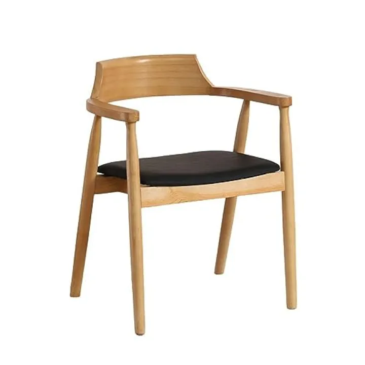 ONMYJFD Armrests Wooden Dining Chair Vanity Living Room Chairs Kitchen Lounge(D)