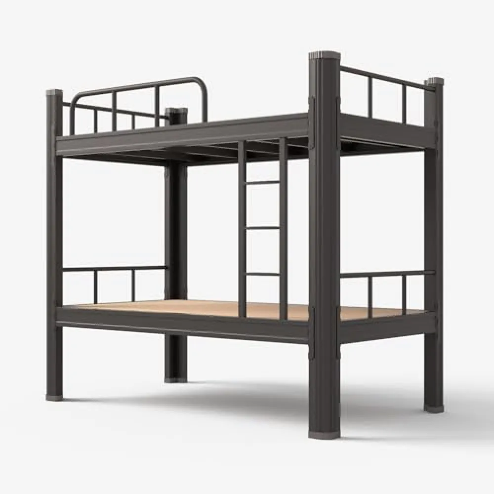 Bunk Bed Twin Over Twin, Bunk Beds, Full Over Full Bunk Beds, Loft Bed With Stairs, Sturdy Steel Twin Over Twin Bunk Bed With Ladder And Bed Frame, Suitable For Kids And Adults(Black,100x200cm)